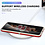 Ntech Hoesje Geschikt Voor Samsung Galaxy Z Flip 4 Hoesje met bumper - Shockproof case – Rood / Transparant