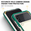 Ntech Hoesje Geschikt Voor Samsung Galaxy Z Flip 4 Hoesje met bumper - Shockproof case – Groen / Transparant