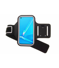 Ntech Oppo A96 hardloop armband - Sportband - hoesje - zwart