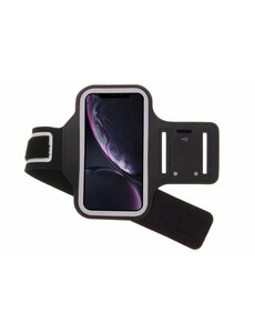 Ntech iPhone Xr hardloop armband - Sportband - hoesje - zwart