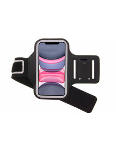 Ntech iPhone 11 hardloop armband - Sportband - hoesje - zwart