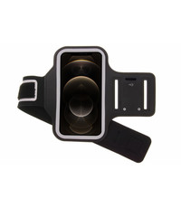 Ntech iPhone 12 Pro hardloop armband - Sportband - hoesje - zwart