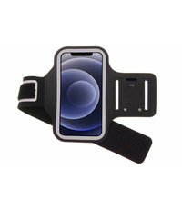 Ntech iPhone 12 hardloop armband - Sportband - hoesje - zwart