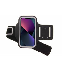 Ntech iPhone 14 / 13 / 13 Pro / 14 Pro hardloop armband - Sportband - hoesje - zwart - Ntech