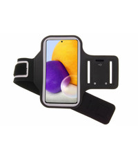 Ntech Samsung Galaxy A72 hardloop armband - Sportband - hoesje - zwart