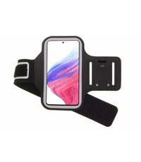 Ntech Samsung Galaxy A71 hardloop armband - Sportband - hoesje - zwart