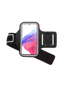 Ntech Samsung Galaxy A71 hardloop armband - Sportband - hoesje - zwart