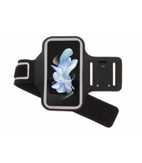 Ntech Samsung Galaxy Z Flip 4 hardloop armband - Sportband - hoesje - zwart