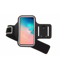 Ntech Samsung Galaxy S10e hardloop armband - Sportband - hoesje - zwart