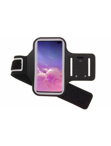Ntech Samsung Galaxy S10 Plus hardloop armband - Sportband - hoesje - zwart