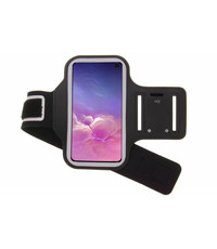 Ntech Samsung Galaxy S10 hardloop armband - Sportband - hoesje - zwart