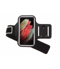 Ntech Samsung Galaxy S21 Ultra hardloop armband - Sportband - hoesje - zwart