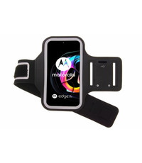 Ntech Motorola Edge 20 Lite hardloop armband - Sportband - - zwart