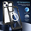 Ntech Hoesje Geschikt voor iPhone 14 Pro Max met magnetisch Ring Shockproof bumper case – Zwart
