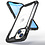 Ntech Hoesje Geschikt voor iPhone 14 Pro Max met magnetisch Ring Shockproof bumper case – Zilver