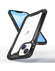 Ntech iPhone 14 Pro hoesje met Oplaadfunctie Zwart