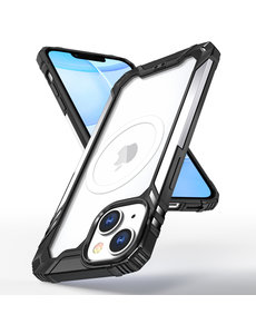 Ntech iPhone 14 Pro hoesje met Oplaadfunctie Zilver