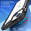 Ntech Hoesje Geschikt voor iPhone 14 met magnetisch Ring Shockproof bumper case – Zwart