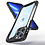 Ntech Hoesje Geschikt voor iPhone 13 Pro Max met magnetisch Ring Shockproof bumper case – Zilver