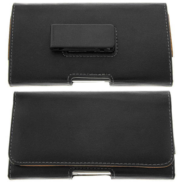 Ntech Broekriem telefoonhoes, Smartphones Belt case, 360 graden draaibare hoesje – zwart