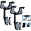 Ntech Telefoonhouder Auto Spiegel – Smartphone Houder Auto Binnenspiegel Hoofdsteun – Auto Accessories Interieur - Universeel zwart