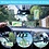 Ntech Telefoonhouder Auto Spiegel – Smartphone Houder Auto Binnenspiegel Hoofdsteun – Auto Accessories Interieur - Universeel zwart
