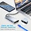 Ntech USB C Hub 11 Poorten - Docking Station Laptop Grenect USB C Kabel – USB-C naar HDMI 4K, USB-A 3.0, USB-A 2.0 en SD/TF kaartlezer - Opladen met Voeding via USB C - Data-Hub voor Macbook, iPad Air/Pro, Dell, HP, Samsung Galaxy etc