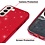 oTronica Hoesje Geschikt Voor Samsung Galaxy S22 Plus hoesje glitter backcover – Rood – oTronica