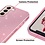 oTronica Hoesje Geschikt Voor Samsung Galaxy S22 Plus hoesje glitter backcover – Rosegoud – oTronica