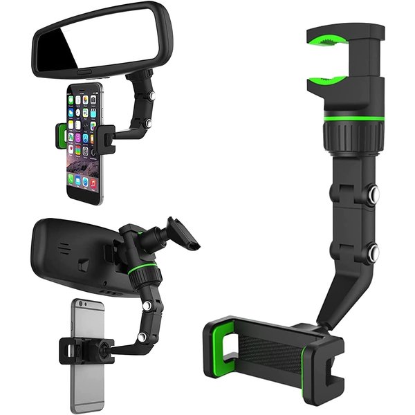 Ntech Telefoonhouder Auto - Verstelbare en 360 graden draaibare Smartphone Telefoon houder Universele stabiele clip voor de auto’s