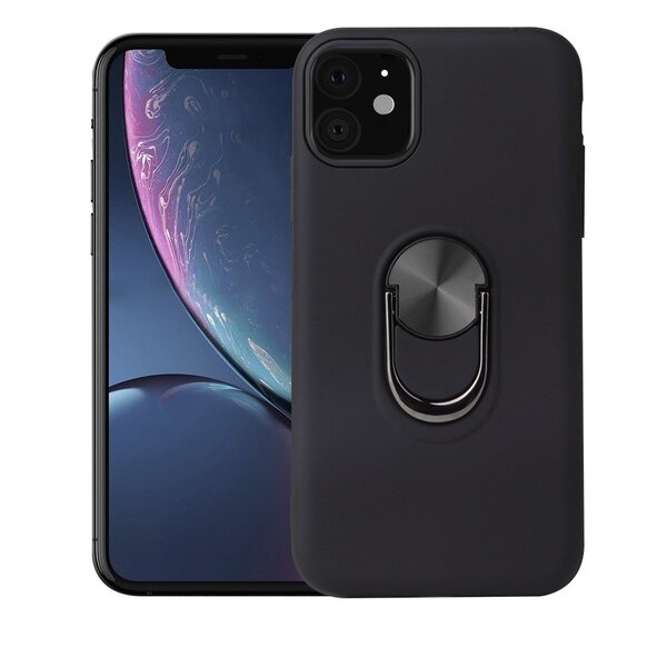 Ntech Hoesje Geschikt voor iPhone 11 hoesje Shockproof Armor case - back cover – TPU – Zwart