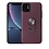 Ntech Hoesje Geschikt voor iPhone 11 hoesje Shockproof Armor case - back cover – TPU – Wijn Rood