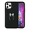Ntech Hoesje Geschikt voor iPhone 11 Pro hoesje Shockproof Armor case - back cover – TPU – Zwart