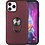 Ntech Hoesje Geschikt voor iPhone 11 Pro hoesje Shockproof Armor case - back cover – TPU – Wijn Rood