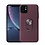 Ntech Hoesje Geschikt voor iPhone 11 Pro hoesje Shockproof Armor case - back cover – TPU – Wijn Rood