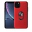 Ntech Hoesje Geschikt voor iPhone 11 Pro Max hoesje Shockproof Armor case - back cover – TPU – Rood