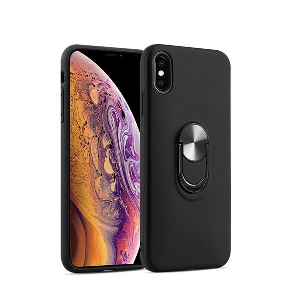Ntech Hoesje Geschikt voor iPhone XS hoesje Shockproof Armor case - back cover – TPU – Zwart