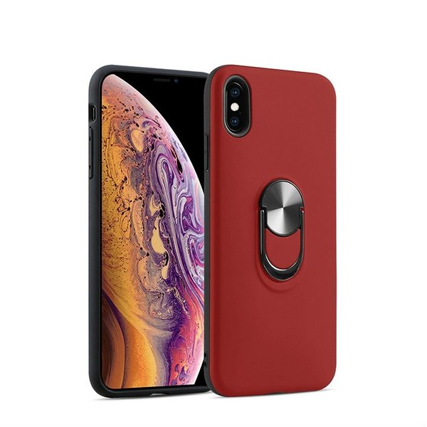 Ntech Hoesje Geschikt voor iPhone X/XS hoesje Shockproof Armor case - back cover – TPU – Rood