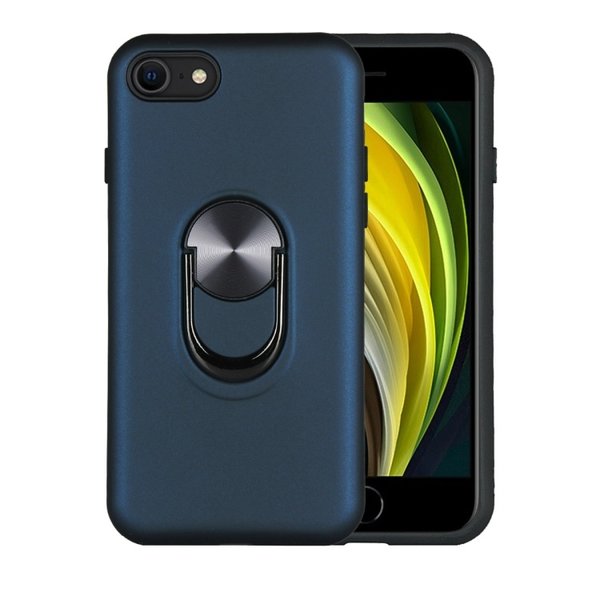 Ntech Hoesje Geschikt voor iPhone 7G/8G hoesje Shockproof Armor case - back cover – TPU – Blauw