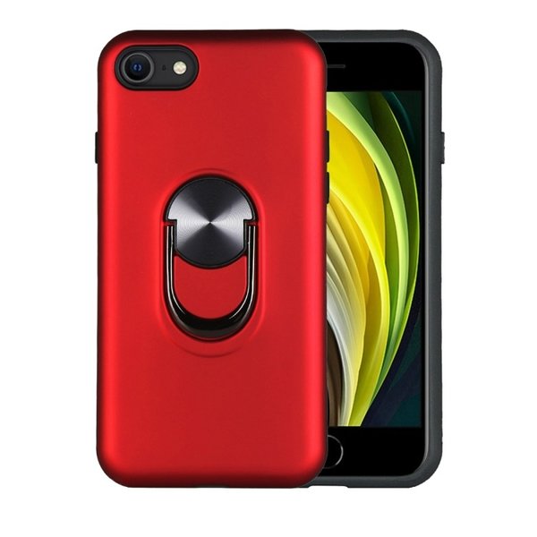 Ntech Hoesje Geschikt voor iPhone 7G/8G hoesje Shockproof Armor case - back cover – TPU – Rood