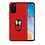 Ntech Hoesje Geschikt voor Huawei P40 hoesje Shockproof Armor case - back cover – TPU – Rood