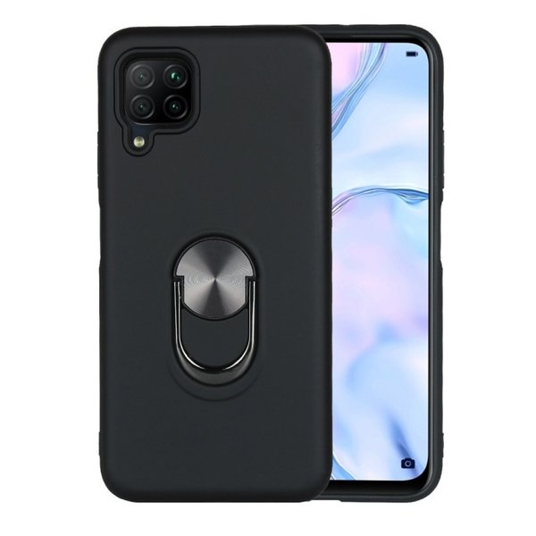 Ntech Hoesje Geschikt voor Huawei P40 Lite hoesje Shockproof Armor case - back cover – TPU – Zwart