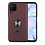 Ntech Hoesje Geschikt voor Huawei P40 Lite hoesje Shockproof Armor case - back cover – TPU – Wijn Rood