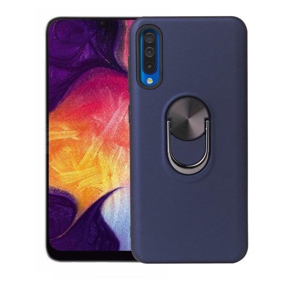 Ntech Hoesje Geschikt voor Huawei P30 hoesje Shockproof Armor case - back cover – TPU – Blauw