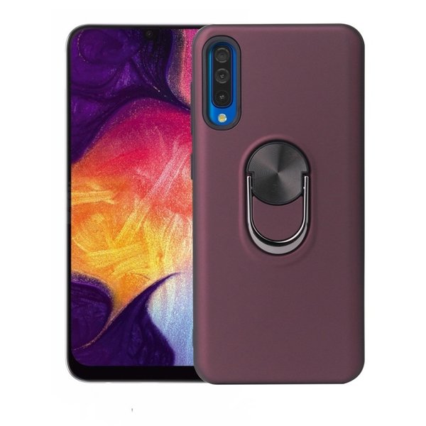 Ntech Hoesje Geschikt voor Huawei P30 hoesje Shockproof Armor case - back cover – TPU – Wijn Rood