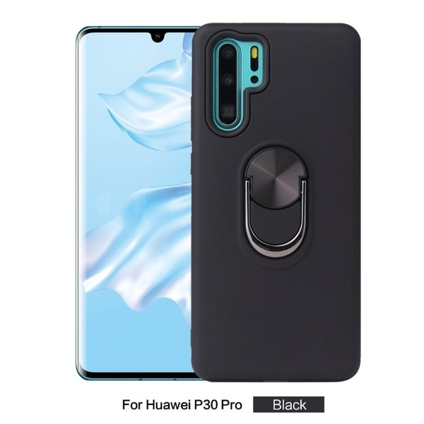 Ntech Hoesje Geschikt voor Huawei P30 Pro hoesje Shockproof Armor case - back cover – TPU – Zwart