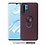 Ntech Hoesje Geschikt voor Huawei P30 Pro hoesje Shockproof Armor case - back cover – TPU – Wijn Rood