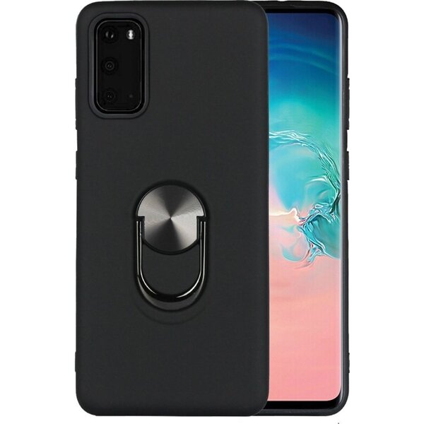 Ntech Hoesje Geschikt Voor Samsung Galaxy S20 Plus hoesje Shockproof Armor case - back cover – TPU – Zwart