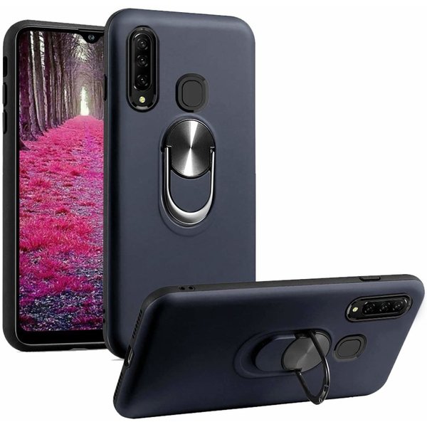Ntech Hoesje Geschikt Voor Samsung Galaxy A10S hoesje Shockproof Armor case - back cover – TPU – Zwart