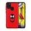 Ntech Hoesje Geschikt Voor Samsung Galaxy A21S hoesje Shockproof Armor case - back cover – TPU – Rood